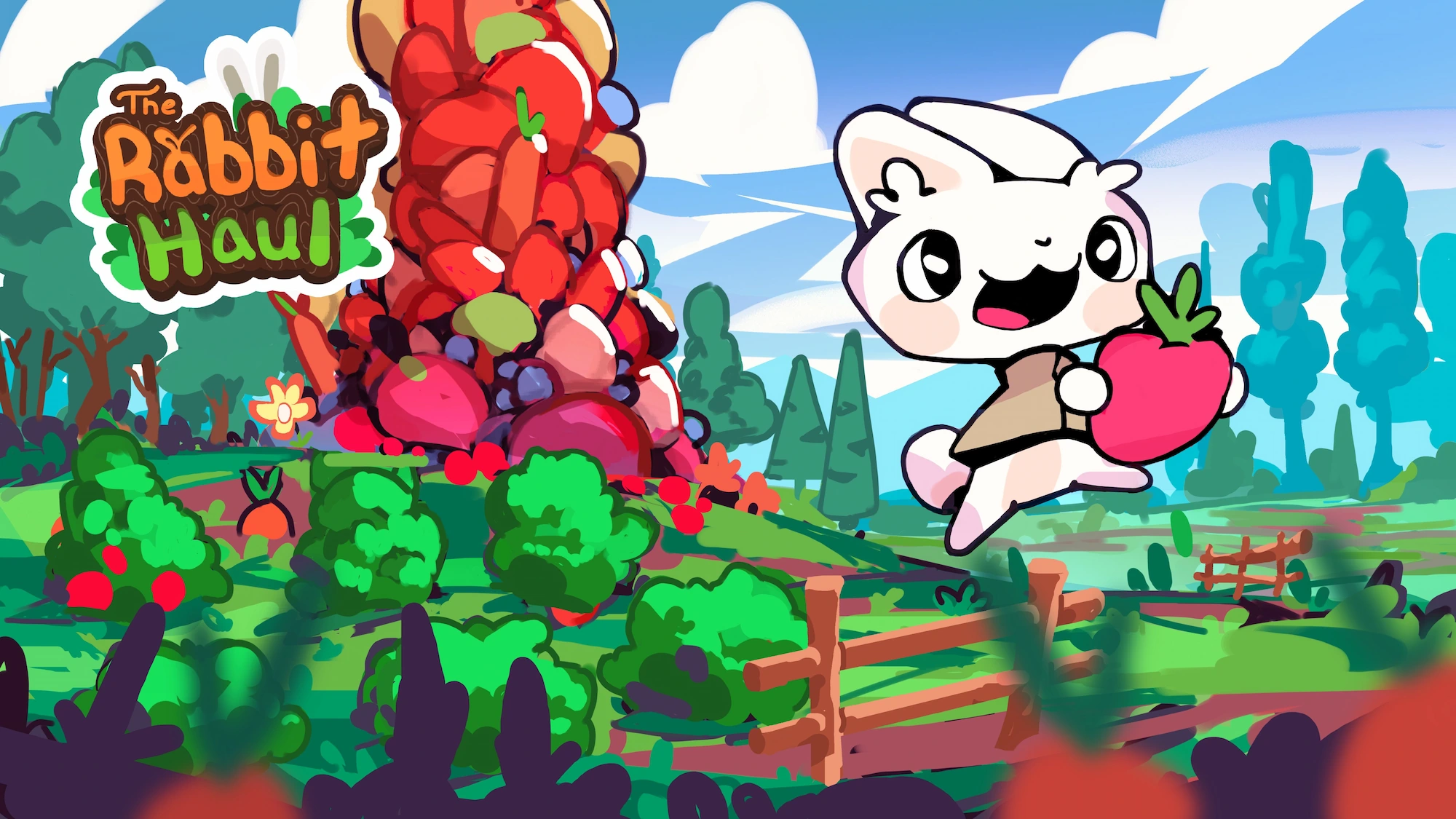 Concept art for the game The Rabbit Haul