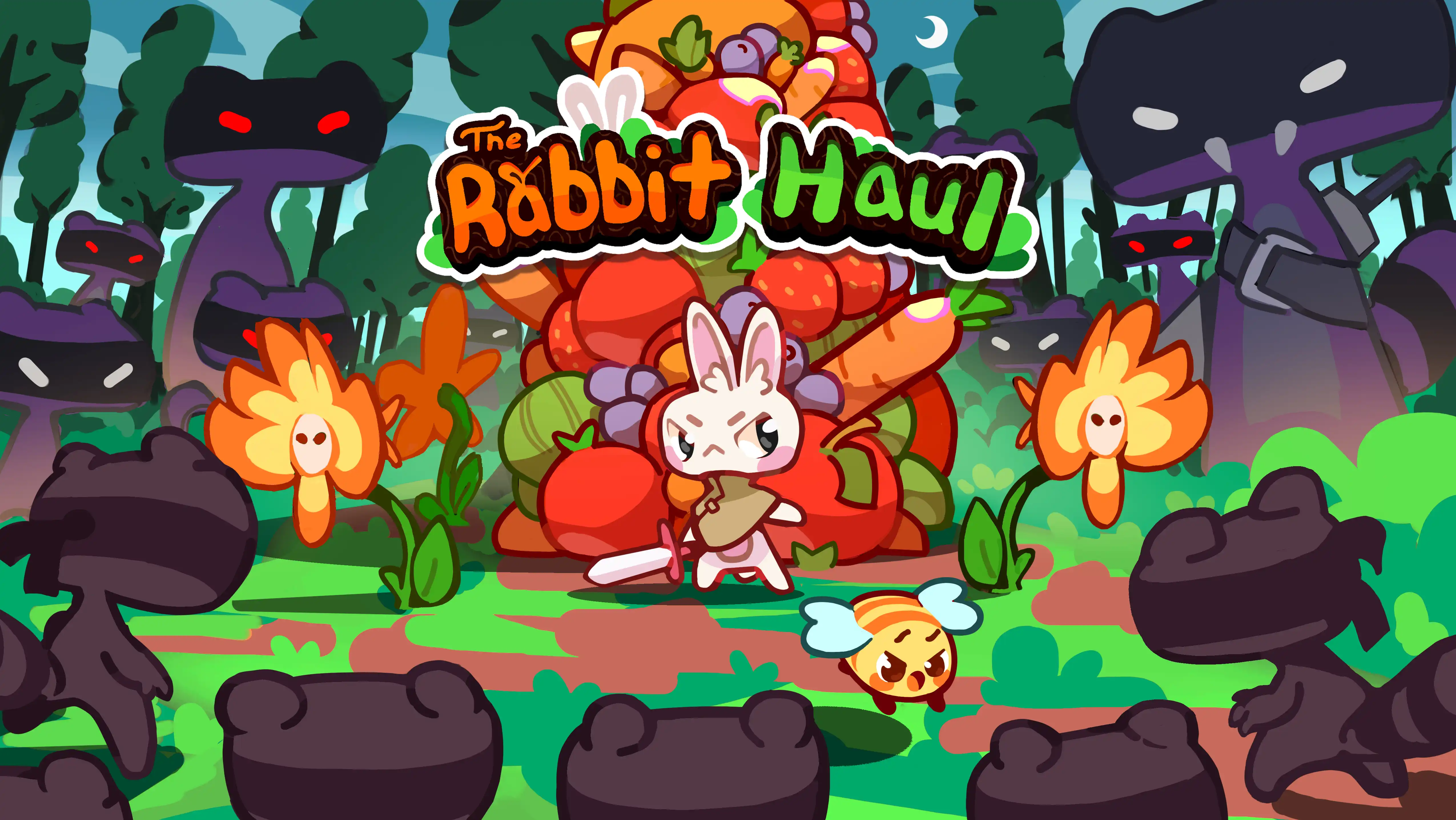 Concept art for the game The Rabbit Haul